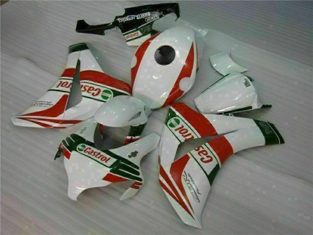 Best 2008-2011 White Red Honda CBR1000RR Motorcycle Replacement Fairings