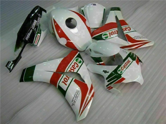Best 2008-2011 White Red Honda CBR1000RR Motorcycle Replacement Fairings