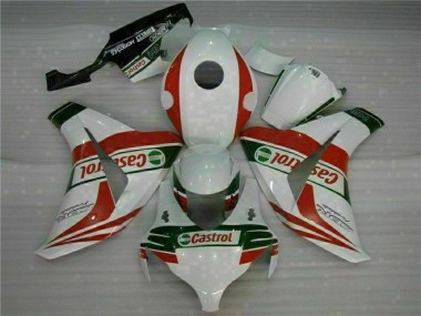 Best 2008-2011 White Red Honda CBR1000RR Motorcycle Replacement Fairings