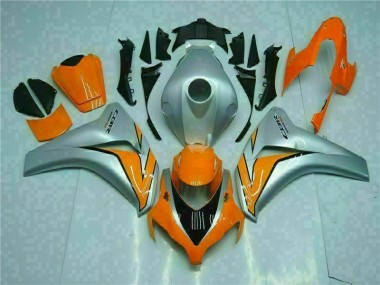Best 2008-2011 Orange Silver Honda CBR1000RR Motorcyle Fairings