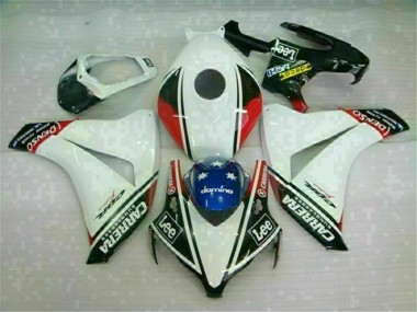 Best 2008-2011 White Honda CBR1000RR Motorcycle Fairings & Plastics