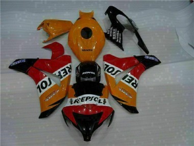 Best 2008-2011 Orange Repsol Honda CBR1000RR Motorbike Fairings