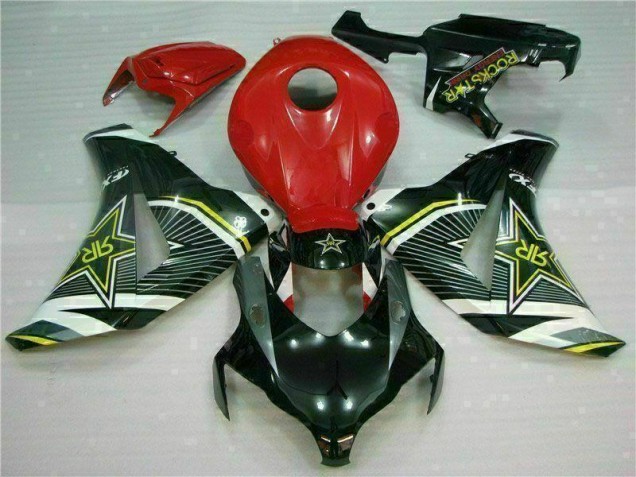Best 2008-2011 Red Black Honda CBR1000RR Motorcycle Fairing