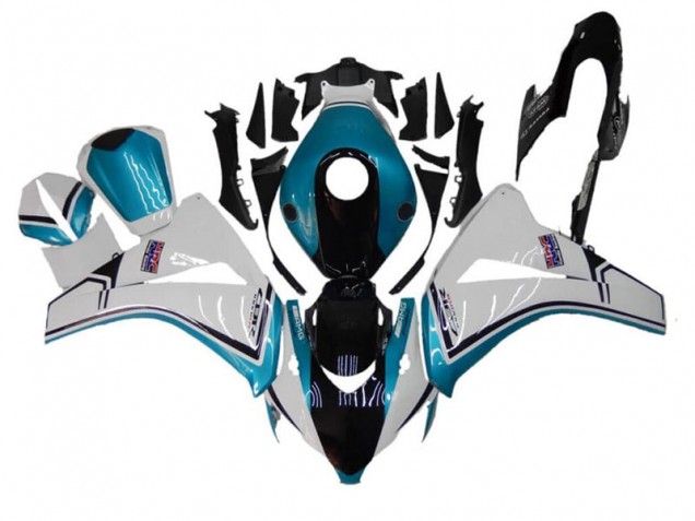 Best 2008-2011 Blue White Black Honda CBR1000RR Replacement Fairings