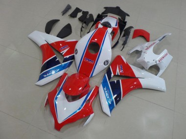 Best 2008-2011 Red White Blue HRC Honda CBR1000RR Motorcycle Fairing