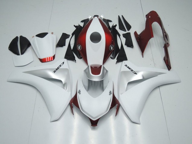 Best 2008-2011 Candy Red White and Silver Honda CBR1000RR Motorcycle Fairing Kits Best 2008-2011 Candy Red White and Silver Honda CBR1000RR Motorcycle Fairing Kits