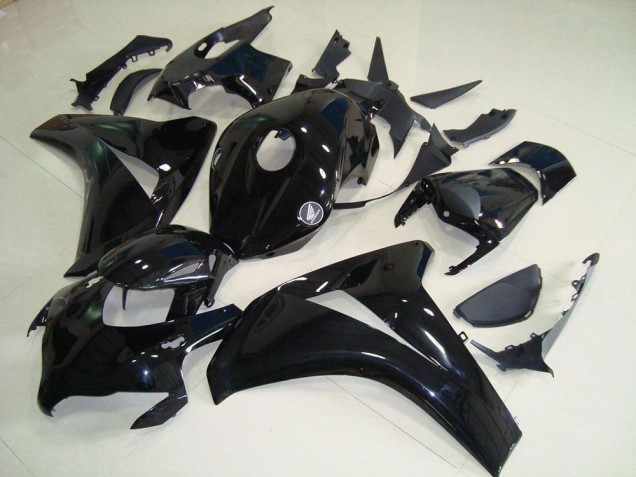 Best 2008-2011 All Black with No Decals Honda CBR1000RR Motorcycle Fairing Kit