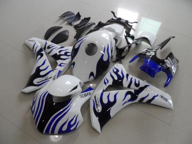 Best 2008-2011 Blue Black Flame Race Honda CBR1000RR Motorbike Fairing Kits