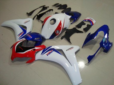 Best 2008-2011 White Blue Red HRC Honda CBR1000RR Motorcycle Fairings Kit