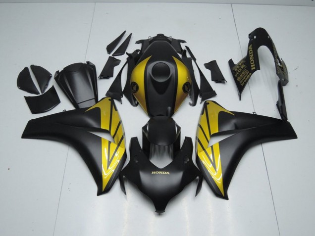 Best 2008-2011 Matte Black and Gold Honda CBR1000RR Bike Fairings Best 2008-2011 Matte Black and Gold Honda CBR1000RR Bike Fairings
