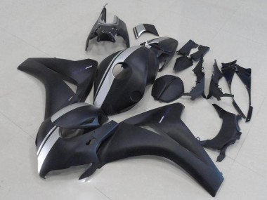 Best 2008-2011 Matte Black and Silver Honda CBR1000RR Motorbike Fairing