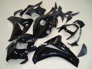 Best 2008-2011 Glossy Black Chrome Decals Honda CBR1000RR Replacement Motorcycle Fairings