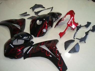 Best 2008-2011 Red Flame Race Honda CBR1000RR Motorcycle Fairing Kit