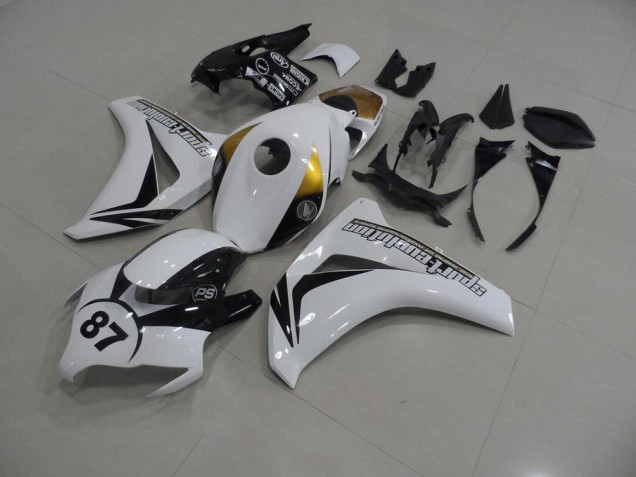 Best 2008-2011 White and Black 87 Honda CBR1000RR Bike Fairings Best 2008-2011 White and Black 87 Honda CBR1000RR Bike Fairings