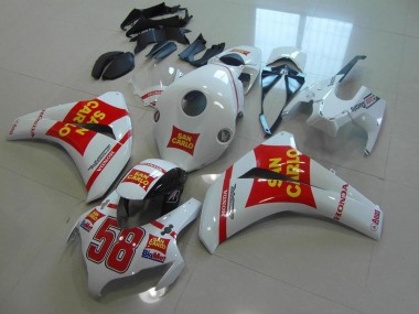 Best 2008-2011 White San Carlo Honda CBR1000RR Motorcycle Bodywork