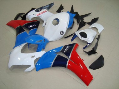 Best 2008-2011 White Blue Red Honda CBR1000RR Motorcyle Fairings