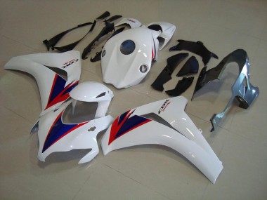 Best 2008-2011 White Blue OEM Style Honda CBR1000RR Replacement Fairings