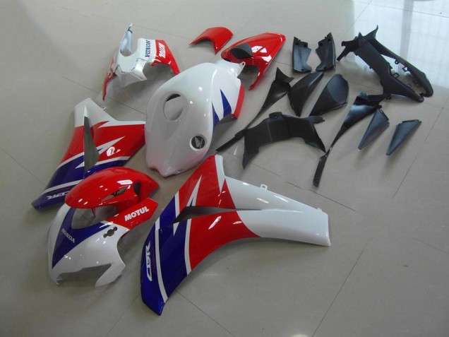 Best 2008-2011 Red White Blue Motul Honda CBR1000RR Replacement Motorcycle Fairings
