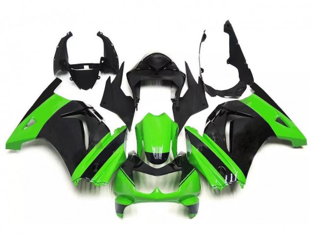 Best 2008-2012 Green Black Kawasaki EX250 Bike Fairings Best 2008-2012 Green Black Kawasaki EX250 Bike Fairings