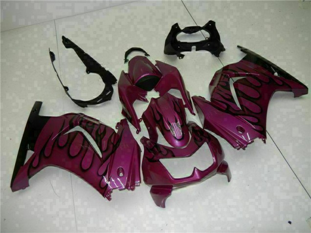 Best 2008-2012 Purple Kawasaki EX250 Motorbike Fairing Kits