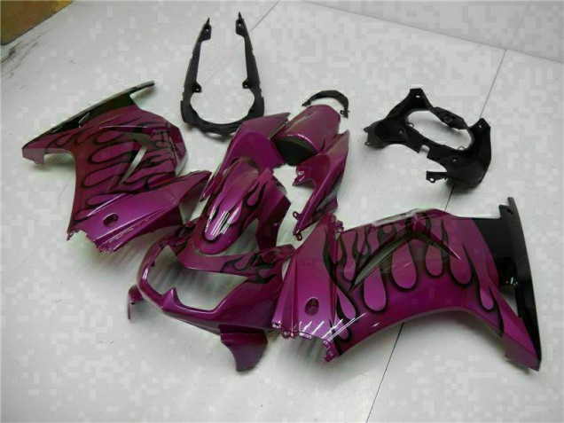 Best 2008-2012 Purple Kawasaki EX250 Motorbike Fairing Kits