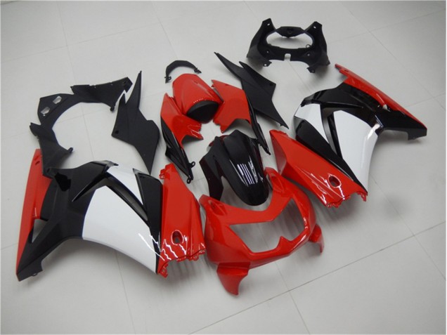 Best 2008-2012 Red Black White Kawasaki EX250 Motorcycle Fairings
