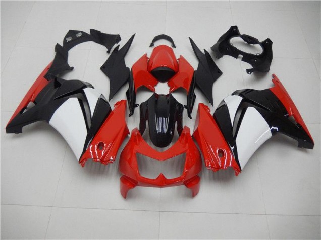 Best 2008-2012 Red Black White Kawasaki EX250 Motorcycle Fairings