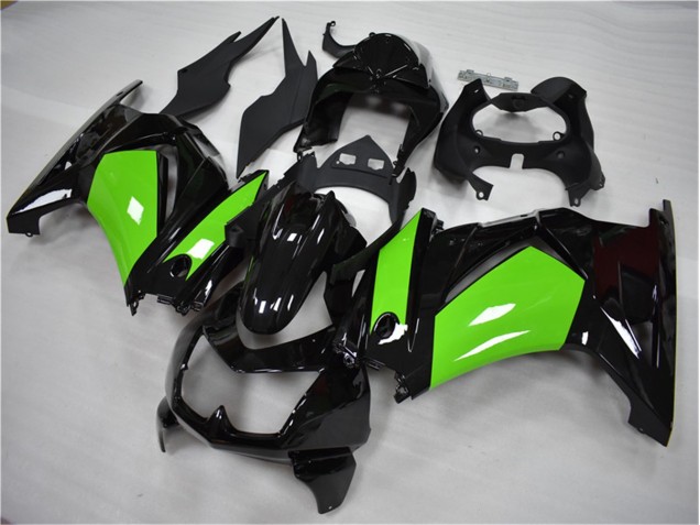 Best 2008-2012 Black Green Kawasaki EX250 Motorcycle Fairing Best 2008-2012 Black Green Kawasaki EX250 Motorcycle Fairing