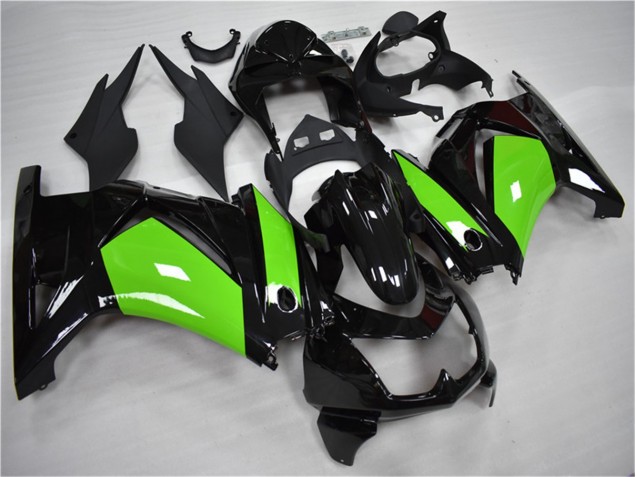 Best 2008-2012 Black Green Kawasaki EX250 Motorcycle Fairing Best 2008-2012 Black Green Kawasaki EX250 Motorcycle Fairing
