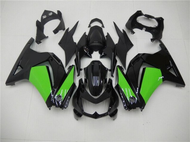 Best 2008-2012 Black Green Kawasaki EX250 Motorcycle Fairing Best 2008-2012 Black Green Kawasaki EX250 Motorcycle Fairing