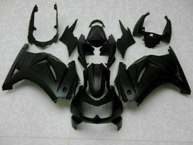 Best 2008-2012 Matte Black Kawasaki EX250 Motorcycle Fairing Kits
