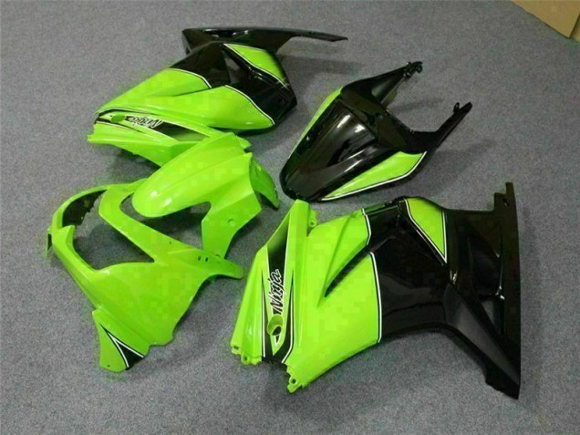 Best 2008-2012 Green Black Ninja Kawasaki EX250 Motor Bike Fairings
