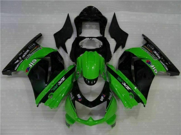 Best 2008-2012 Black Green Kawasaki EX250 Motorcylce Fairings Best 2008-2012 Black Green Kawasaki EX250 Motorcylce Fairings