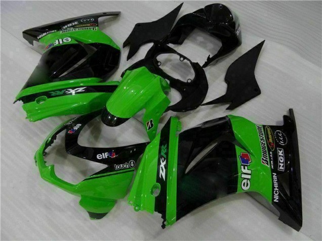 Best 2008-2012 Black Green Kawasaki EX250 Motorcylce Fairings Best 2008-2012 Black Green Kawasaki EX250 Motorcylce Fairings