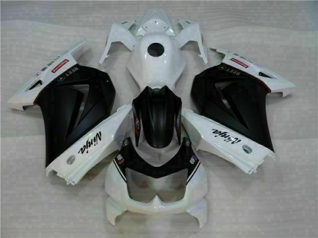Best 2008-2012 White Black Ninja Kawasaki EX250 Motorbike Fairings