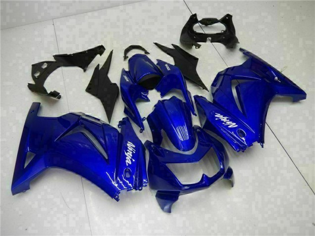 Best 2008-2012 Blue Black White Ninja Kawasaki EX250 Motorbike Fairing