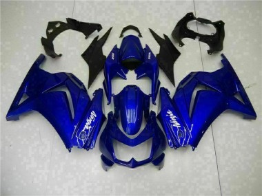 Best 2008-2012 Blue Black White Ninja Kawasaki EX250 Motorbike Fairing