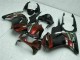 Best 2008-2012 Black Kawasaki EX250 Bike Fairing Kit