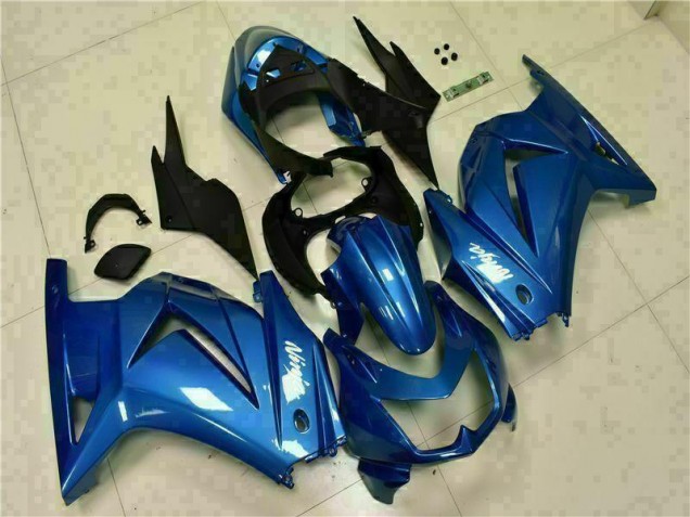 Best 2008-2012 Blue Black White Ninja Kawasaki EX250 Moto Fairings Best 2008-2012 Blue Black White Ninja Kawasaki EX250 Moto Fairings