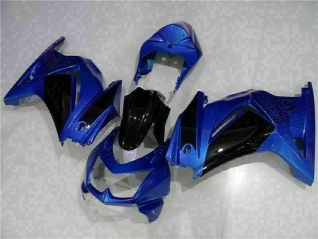 Best 2008-2012 Blue Black Kawasaki EX250 Replacement Fairings Best 2008-2012 Blue Black Kawasaki EX250 Replacement Fairings