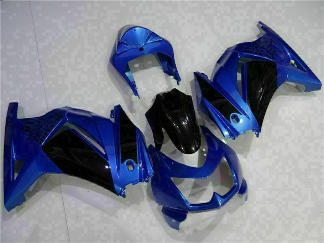 Best 2008-2012 Blue Black Kawasaki EX250 Replacement Fairings Best 2008-2012 Blue Black Kawasaki EX250 Replacement Fairings