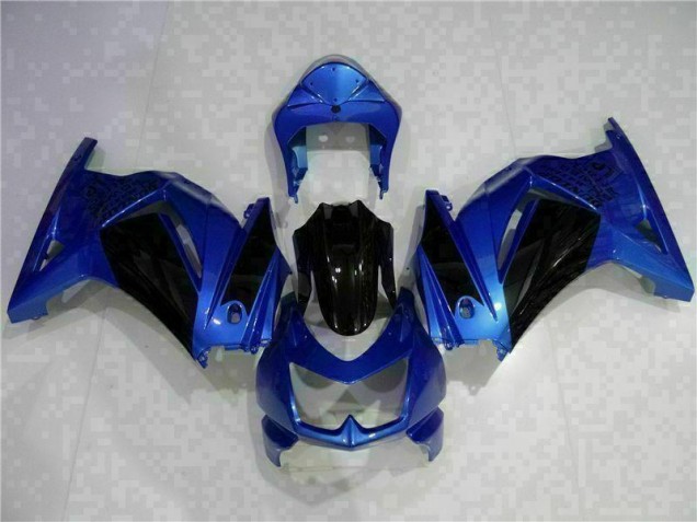 Best 2008-2012 Blue Black Kawasaki EX250 Replacement Fairings Best 2008-2012 Blue Black Kawasaki EX250 Replacement Fairings