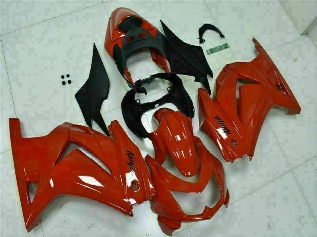 Best 2008-2012 Red Black Ninja Kawasaki EX250 Motor Fairings