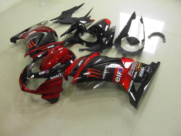 Best 2008-2012 Candy Red Monster Kawasaki ZX250R Motorbike Fairing Best 2008-2012 Candy Red Monster Kawasaki ZX250R Motorbike Fairing