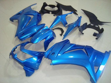 Best 2008-2012 OEM Style Blue Kawasaki ZX250R Motorcycle Bodywork