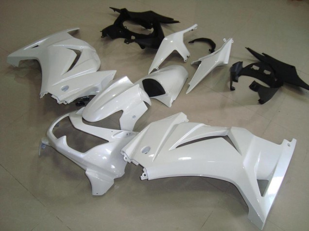 Best 2008-2012 Pearl White Kawasaki ZX250R Motorcycle Fairings Kits Best 2008-2012 Pearl White Kawasaki ZX250R Motorcycle Fairings Kits