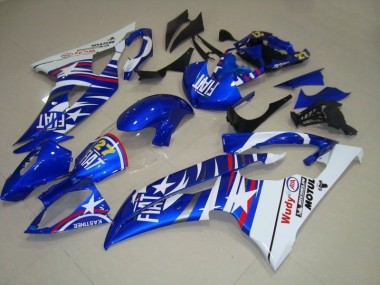 Best 2008-2016 Blue White Fiat 27 Red Wudy Yamaha YZF R6 Motorcycle Fairings Kits