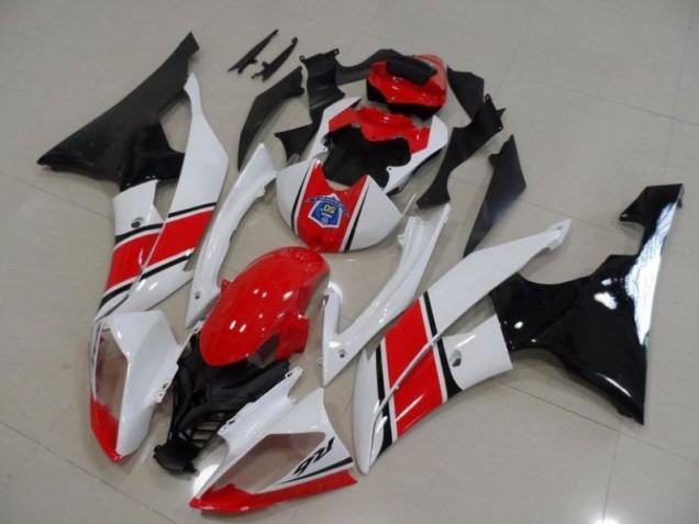 Best 2008-2016 Red White Black Yamaha YZF R6 Motorcyle Fairings