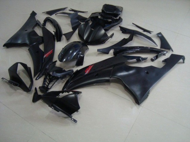 Best 2008-2016 Matte Black Glossy Black Yamaha YZF R6 Motorcycle Fairings Kit Best 2008-2016 Matte Black Glossy Black Yamaha YZF R6 Motorcycle Fairings Kit