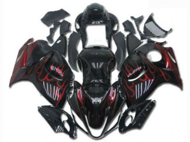 Best 2008-2019 Black Red Suzuki Hayabusa GSXR1300 Motorcylce Fairings Best 2008-2019 Black Red Suzuki Hayabusa GSXR1300 Motorcylce Fairings